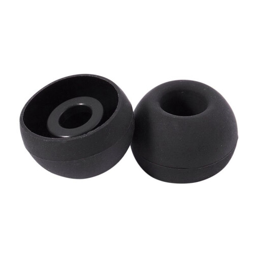 200 Pcs Black Earbuds Earpiece in Ear Buds Tip Cover Replacement 1
