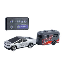 TRASPED RC 1:64 Offroad-Monstertruck, -Kletterauto, Modell, Ferngesteuertes Elektrospielzeug, Geschenkauto, Grau, mit Gepäck