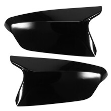 Car Side Rearview Mirror Cover Shell Rear View Trim Housing for Malibu XL 2016-2020 Painted Black
