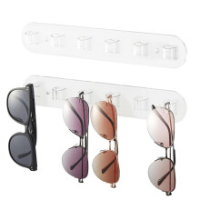 Paquete de 2 Soportes para Gafas de Pared, Organizador de Gafas de , Expositor de Gafas de de Acrílico para Colgar Varias Gafas
