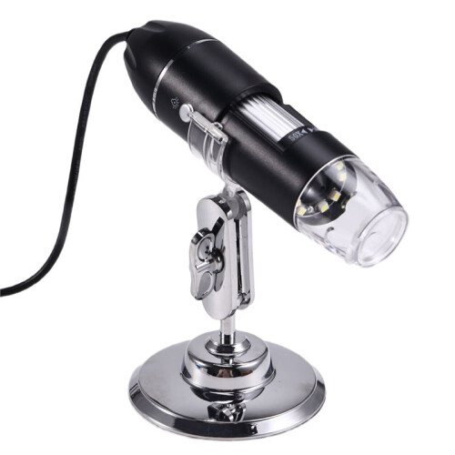 1600X 3-in-1 High-Definition Digital Microscope LED Portable  Connect for Android Pc Computer Children'S Teaching 1