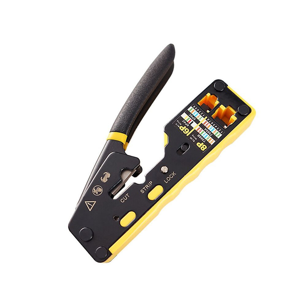 Rj45 Pass Through Crimp Tool For Cat5 Cat6 Modular Connector Ethernet Crimp Tool 8P 6P Pass Through Ethernet Crimper 6031963080291