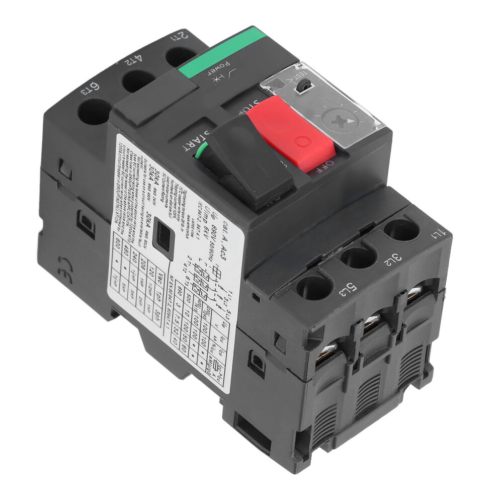 Circuit Breaker 35Mm Rail Mount 2.5-4A Ac690v Motor Starter Protector Manual 7891386007232