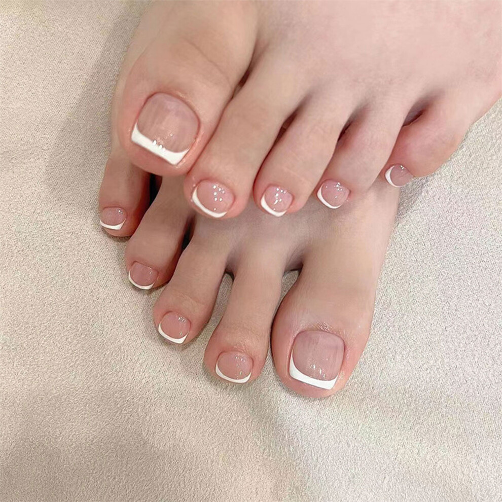 Reach-Tools (Standard) Fake Toenails - Round, Durable, Diy Toe Decor