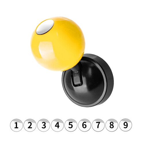 (Yellow) Universal Car Push Start Button Cover for SUV Van