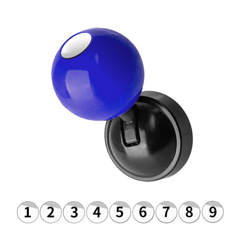 (Blue) Universal Car Push Start Button Cover for SUV Van