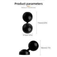 (Black) Universal Car Push Start Button Cover for SUV Van