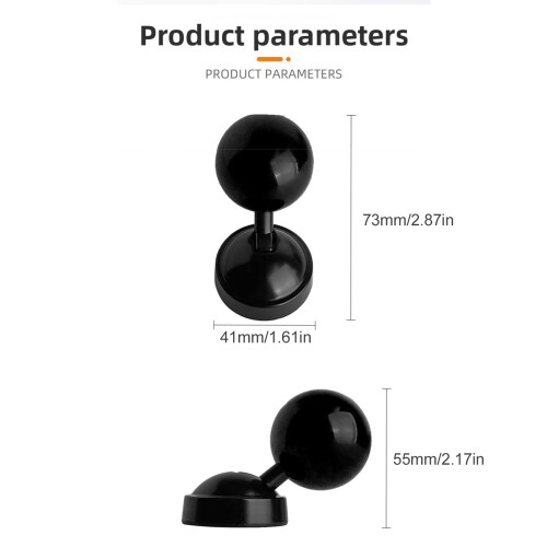 (Black) Universal Car Push Start Button Cover for SUV Van