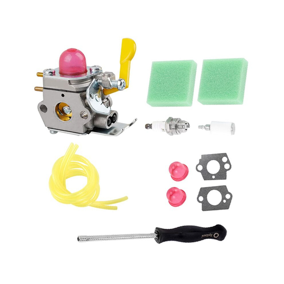 Carburetor Ac04122 Fuel Kit For Poulan Featherlite Weed Eater Fl20 String Trimmer Brushcutter C1u-W24 545081808 6033121037512