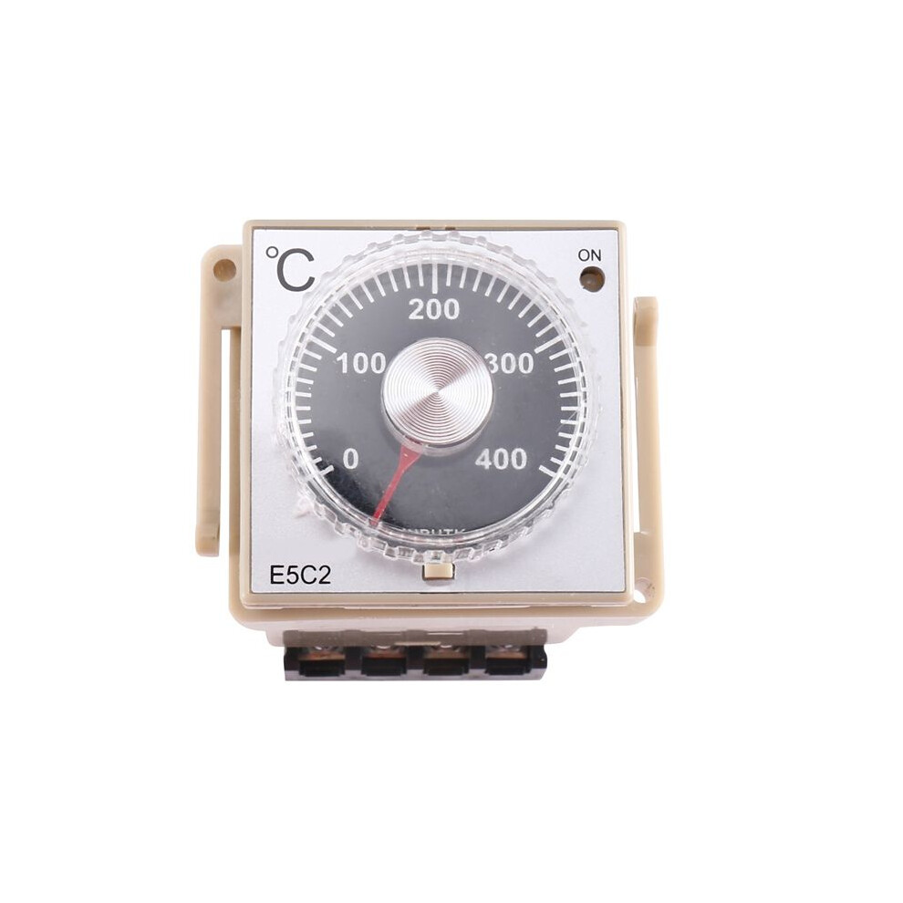 1Pcs E5c2 Guide Rail Type Temperature Controller 220V 0~399 Digital Display Pointer Control (B) 4711219162316