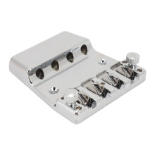 Puente para bajo de 4 cuerdas, aleación de zinc, espaciado de 18 mm