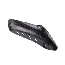 Exhaust Link Pipe Cover Carbon Fiber Anti-Scald Cap Heat Shield Guard Proof for 821 1200S R