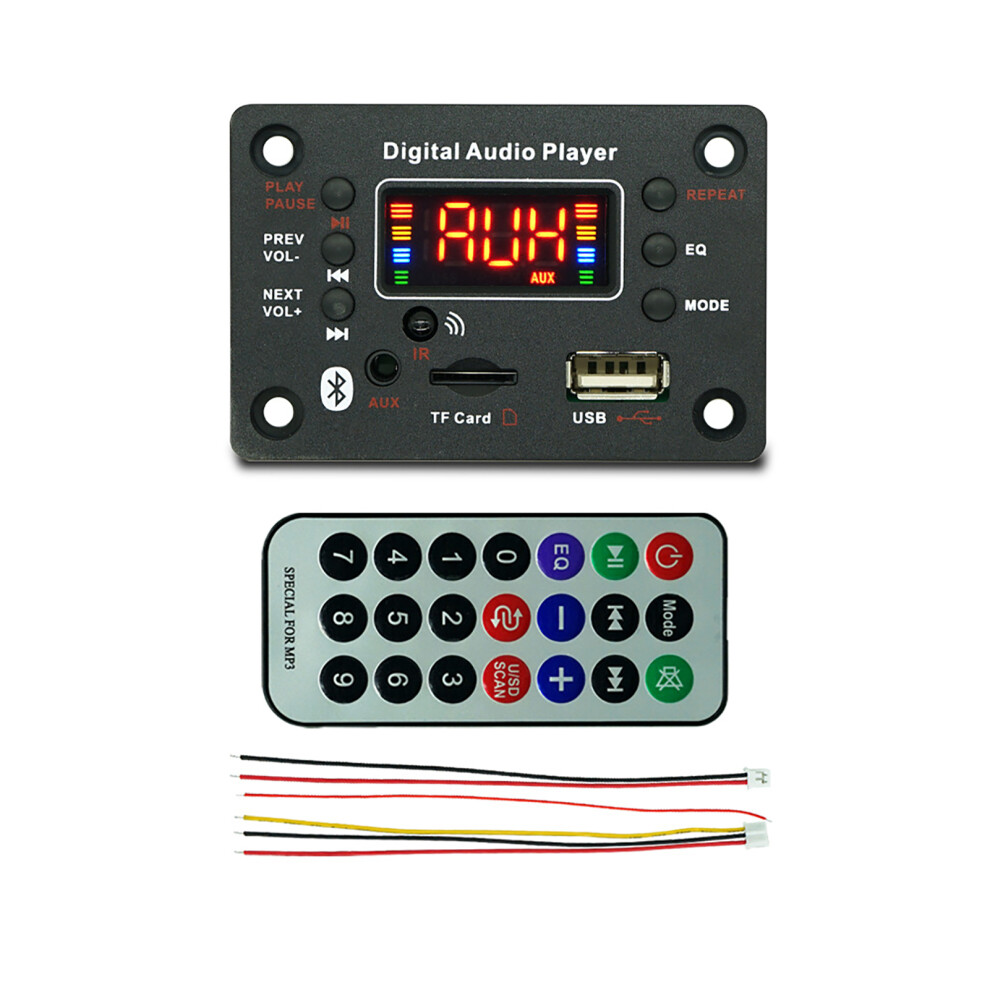 (D128bt) Mp3 Decoder Board W/Remote For Car Stereo - Mp3/Wav/Flac 6017806900483
