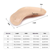 (M) Self-Adhesive Arch Pads for Flat Feet & Heel Pain
