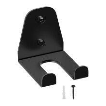 (Double hook barbell suspension) Steel Barbell Rack w/ Anti-Slip Pad for Gym & Home