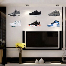 9 Pcs Clear Acrylic Floating Shelves for Wall Mount,Shoe Shelves,Floating Sneaker Display,Show Shelf,Wall Shoe Rack