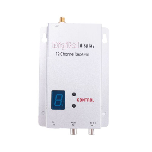 FPV 1.2G 1.3G VRX Receiver 12CH Digital Display for Long Range FPV Drone RC Model 2
