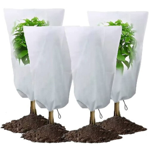 (White) Winter Plant Cover - Breathable & Rainproof 2