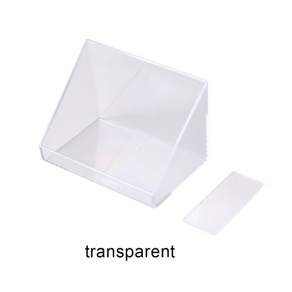 Penghui-Toys (Transparent, S) Wall Mounted Cosmetics Tray For Cabinet Storage