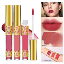Brillo de labios dorado 3x2,5 ml mate volUMINador 01 02 03