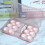 (Pink) 6 Pack Clear Contact Lens Case Storage Kit 1