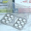 (Gray) 6 Pack Clear Contact Lens Case Storage Kit 1