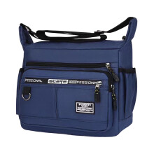 (Blue) Vintage Satchel Bag for Men - Durable Oxford Cloth