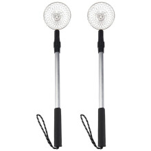 2Pcs Beach Scoop for Beachcombing Collect Seashell Rocks Sifting,Extra Long Telescoping Shovel