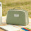 (Green) Polyester Pencil Case - Large Capacity School Supply 1