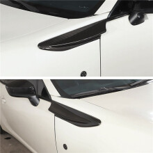 2X Garniture de Garde-Boue de Sortie D'Air Latérale de Voiture Décorer La Couverture pour FT86 GT86 BRZ ZC6 2012-2020 (Fibre de Carbone)