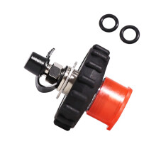 Nuovo PCP Scuba Diving Fill Station Valvola Din nel Rame 300 Bar con Spina Maschio un Disconnessione Rapida da 8 Mm,Nero