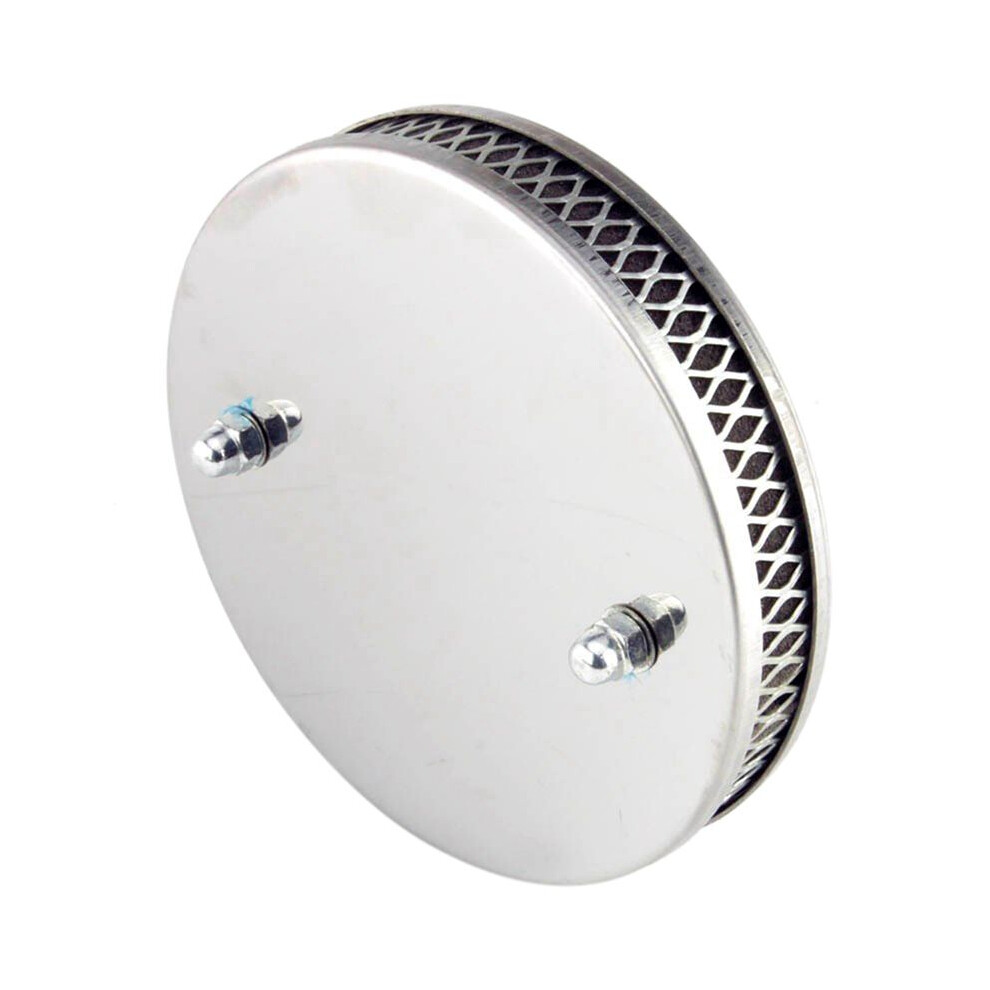 2Pcs Car Chrome Pancake High Air Flow Air Filter For All 1Â½ Inch Su Hs4 Carburettors 14X3cm 6032309125997