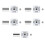 5Pcs AS5600 Magnetic Encoder Magnetic Induction Angle Measurement Sensor Module 12Bit High Precision 1
