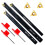 Lathe Thread Tool Set 6Pcs - 3Pcs Turning Shank Boring Bars with 3Pcs Indexable Carbide Inserts D 2