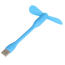 (Blue) USB Cooling Fan - Quiet, Portable for Laptop & Tablet