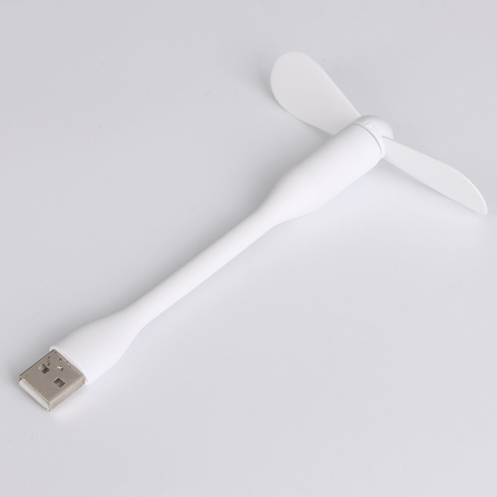 (White) Usb Cooling Fan - Quiet, Portable For Laptop & Tablet White 6265976273702