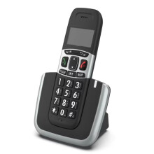 Freisprecheinrichtung Festnetztelefon Anruferanzeige Kabelloser Speicher für Home Office Schule Business Office EU-STECKER