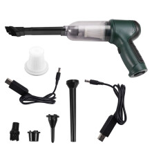 Handheld Vacuum Cordless Car Vacuum Cleaner Portable Rechargeable Dust Extracter Vacuum Cleaner Green