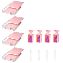 12-Pack Trabricks Stackable Diamond Art Trays with Lids, Diamond-Painting Art Kits for Adult for DIY Art C