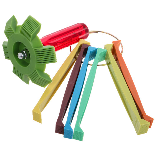 10Pcs Multifunctional Radiator Coil Brush Fin Straightening Tools Set 1