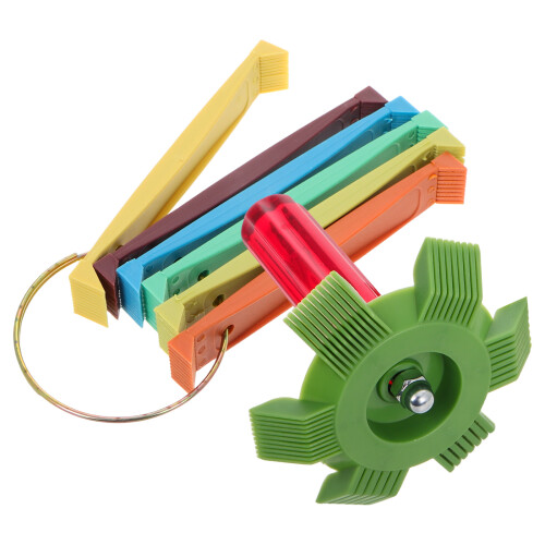 10Pcs Multifunctional Radiator Coil Brush Fin Straightening Tools Set 2