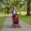 KCT (Red Pet Stroller) KCT Hooded Pet Strollers for Small to Medium Sized Pets 2