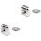 2Pcs Silver Square Wall-Mounted Retractable Clothesline for Family Use 3