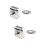 2Pcs Silver Square Wall-Mounted Retractable Clothesline for Family Use 7