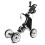 GreenGlide Foldable Golf Trolley 4-Wheel One Click Compact Push Cart Fastfold 1