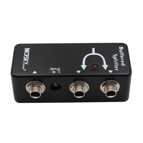 MOSKYAUDIO One Input and Two Outputs Buffer Multi-Function Splitter Electric Guitar, Electric Bass Effect 2