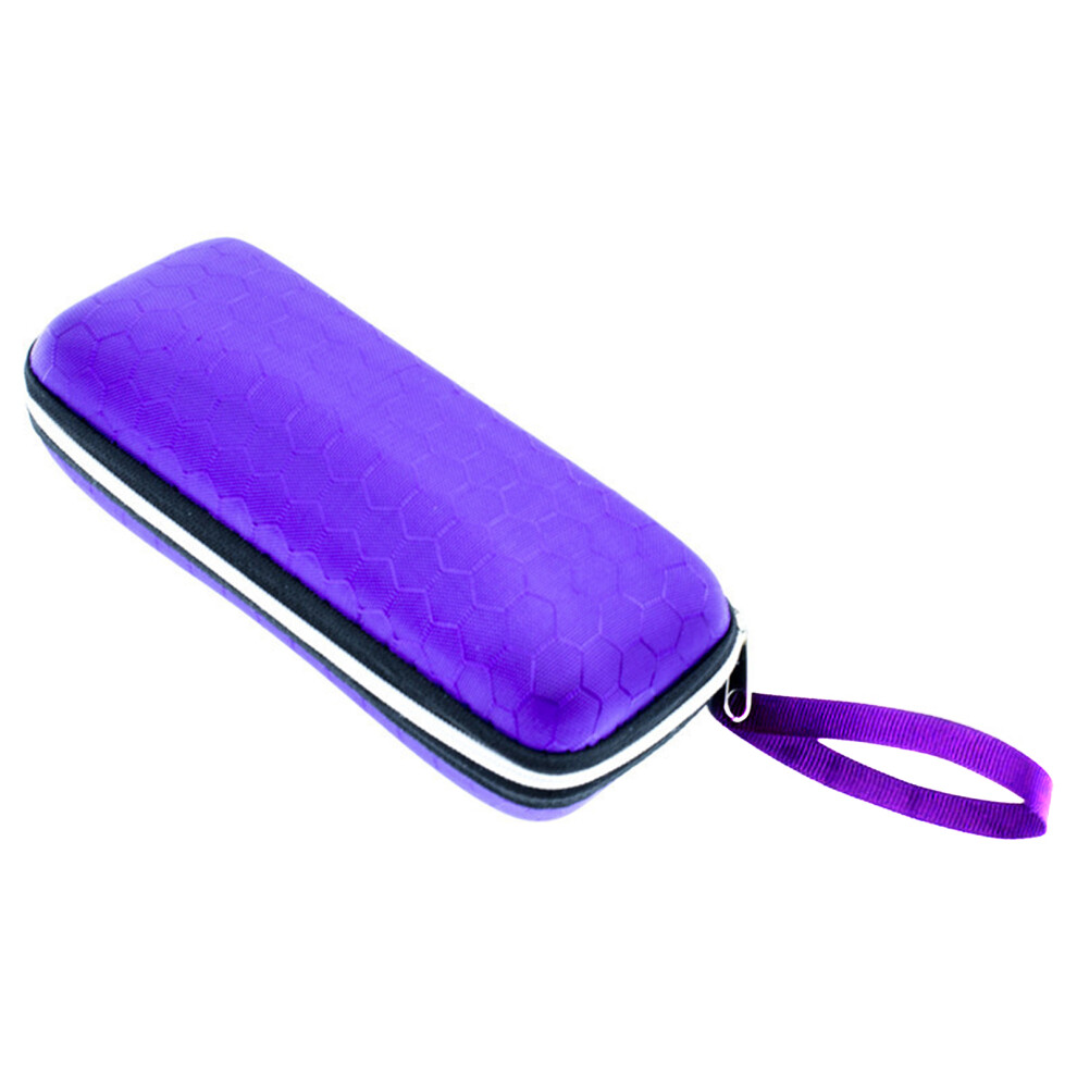 Penghui-Toys (Purple Rope Rectangular) Travel Eva Zippered Glasses Case