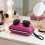 (Red) Travel EVA Zippered Glasses Case 1