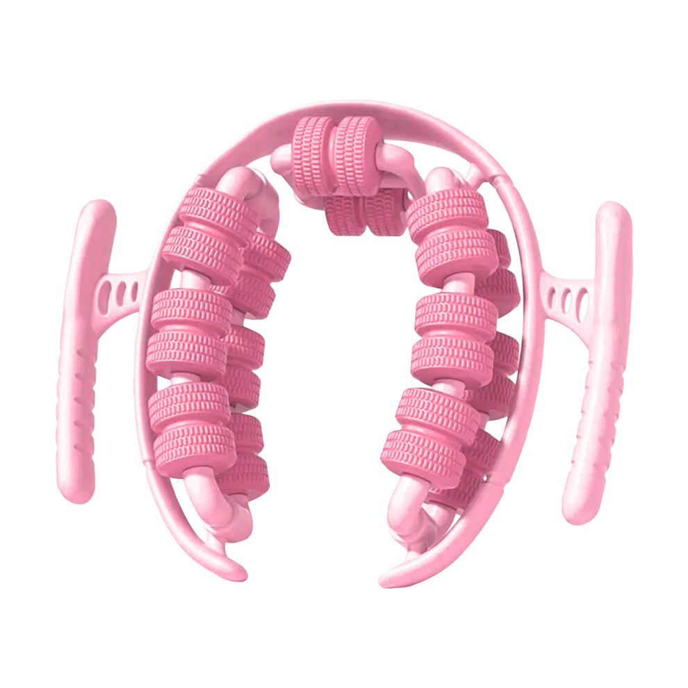 Hue-Grain (Pink-28 Rounds Of Luxury) Portable Wheel Massager For Muscle Soreness Relief