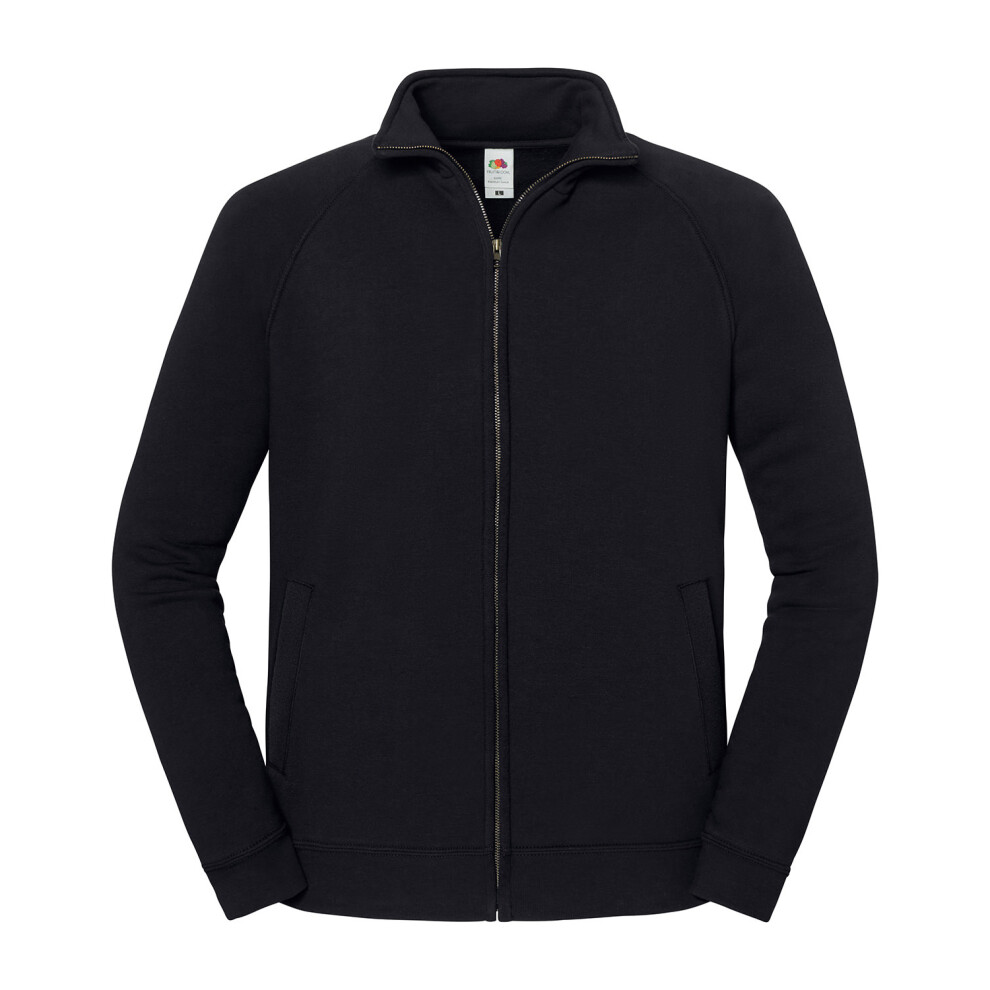Fruit Of The Loom (3Xl, ) Unisex Adult Iconic Premium Sweat Jacket Black